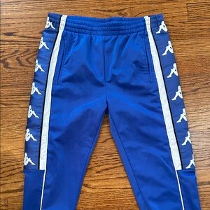 Kids Kappa Blue Track Pants